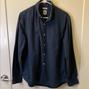 GAP Men's Dark Blue Button-Down Shirt